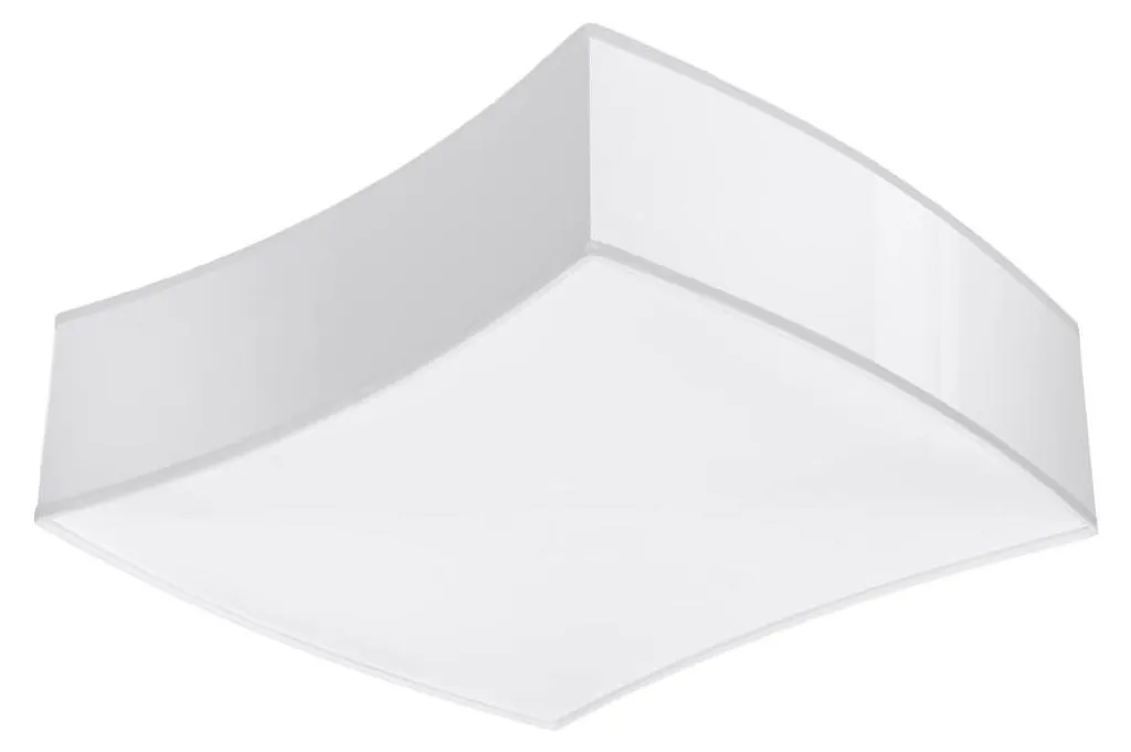 Luminaire de Plafond Design Blanc ANGULO 2xE27 pour Salon et Entrée