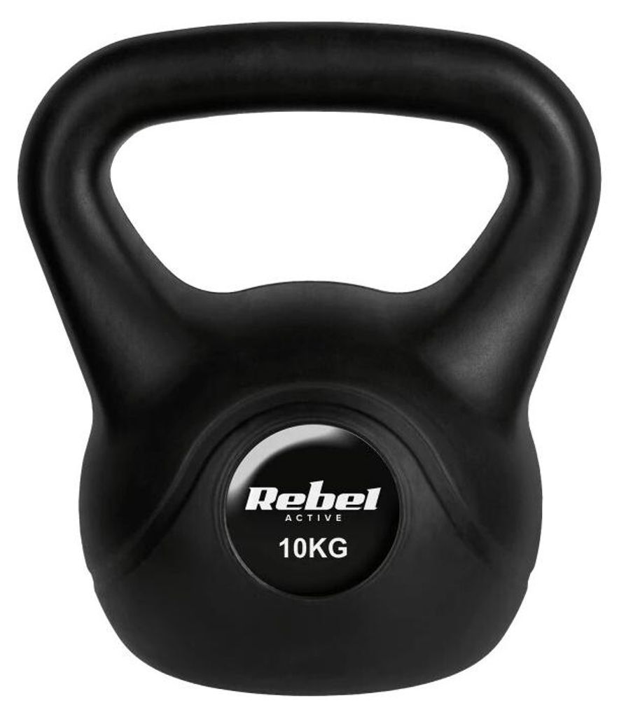 Rebel Active 10kg Kettlebell - Vielseitiges Trainingsgerät Produktbild 