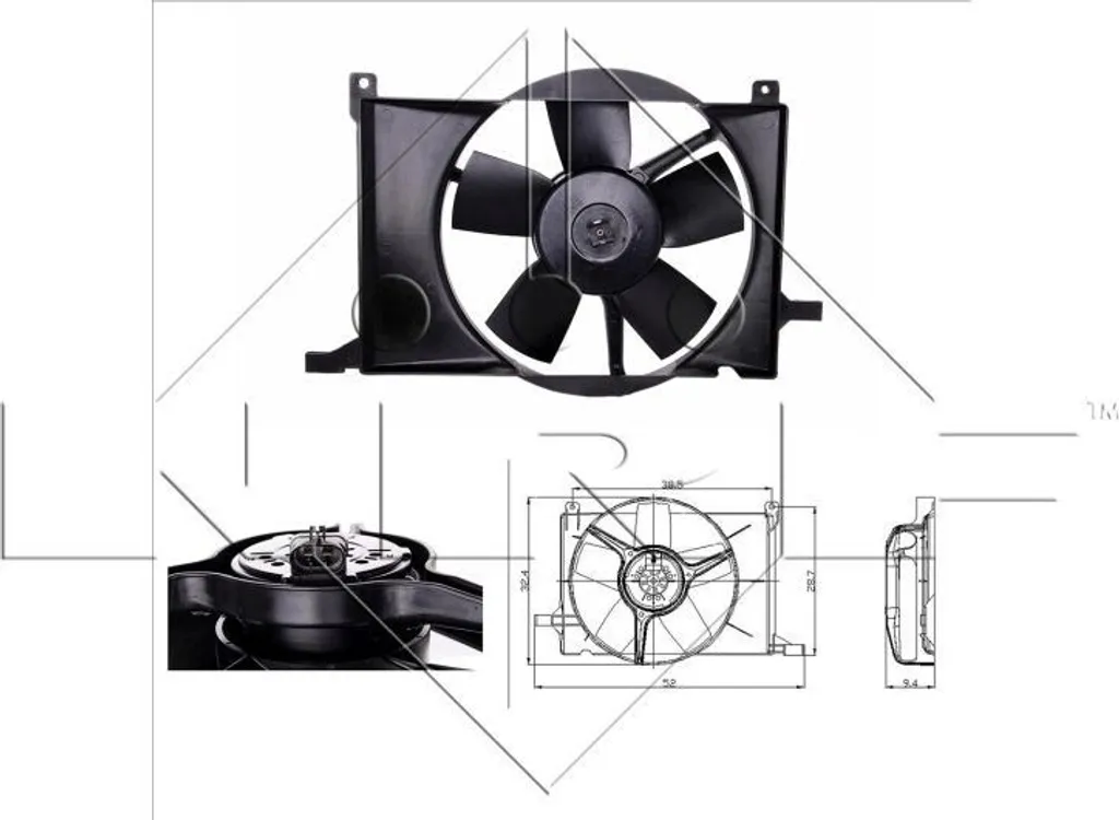 Ventilateur de refroidissement NRF 47009 haute efficacité thermique