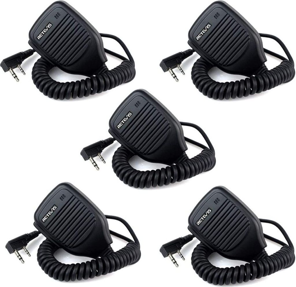 Retevis Dual Band Speaker Handheld Microphone 2 Pole Zdjęcie produktu 