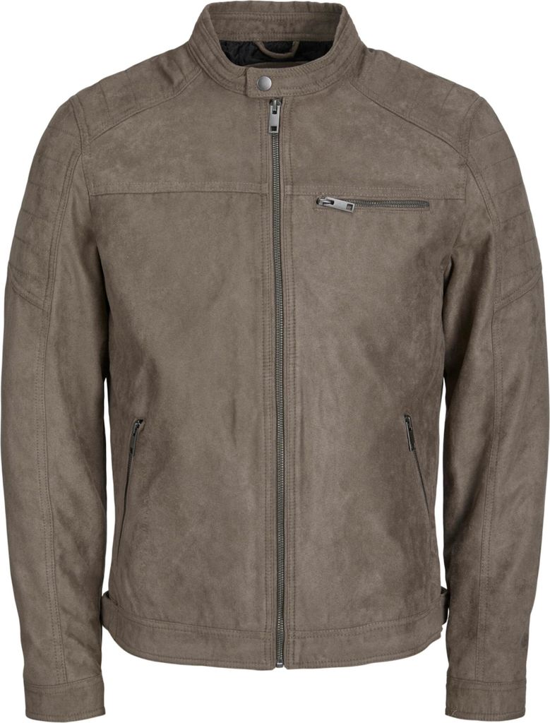 Jack & Jones jacket Veste Rocky à manches longues en cuir Image du produit 