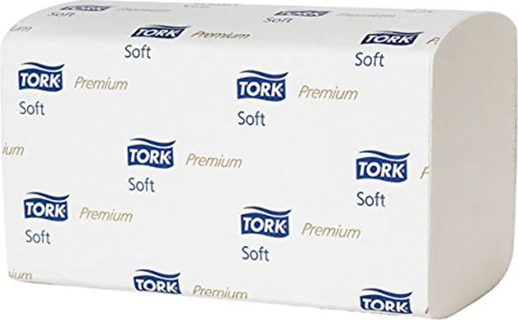Essuie-mains Tork Premium 2 plis blanc ultra absorbant 22,6x23 cm Z