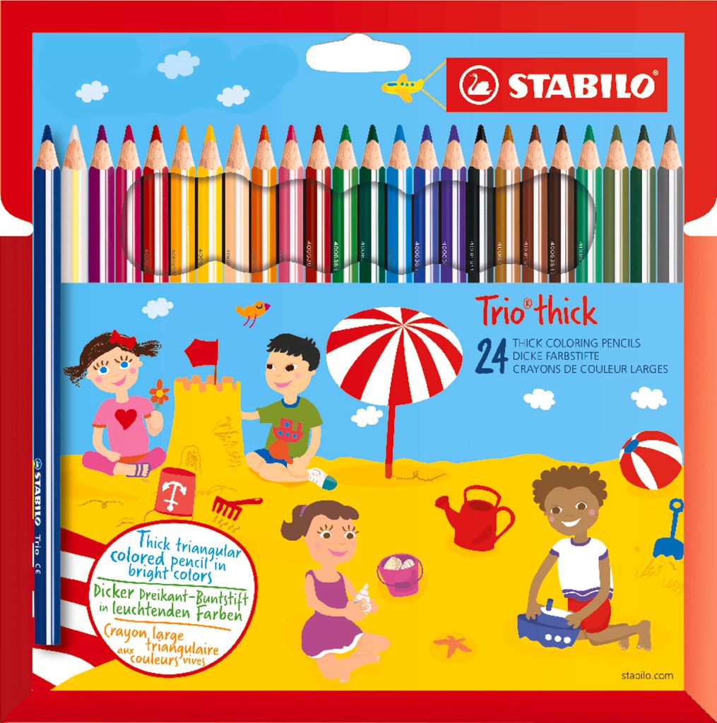 STABILO Dreikant-Buntstift -  Trio dick - 24er Pack - 24 Produktbild 