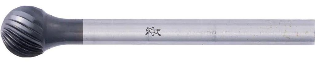 PFERD TOOLS Hartmetall Hochleistungsfrässtift Kugel KUD Ø 06x05mm Schaft-Ø 3mm Z5 HICOAT beschichtet universal fein