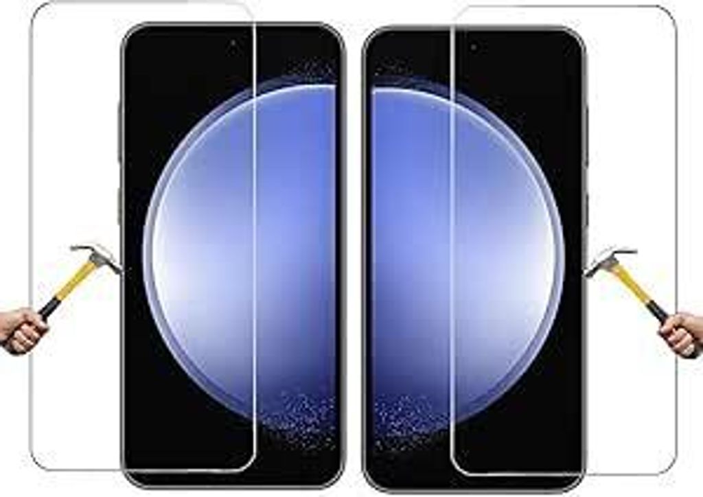 ino 2x Schutzglas kompatibel mit Samsung Galaxy S23 FE Panzerglas Panzerfolie Displayschutzglas Schutz Glasfolie Displayglas 9H