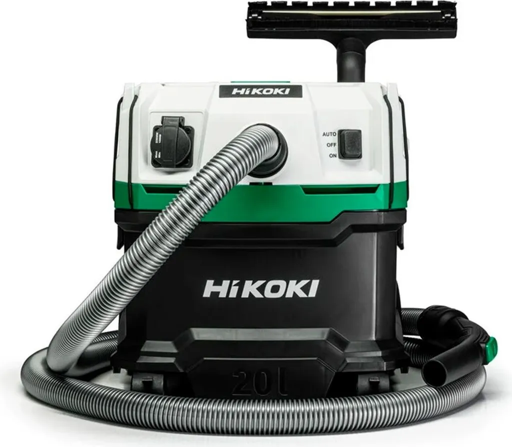 Aspirateur Hikoki 20L avec Prise pour Électroportatif et Filtration L