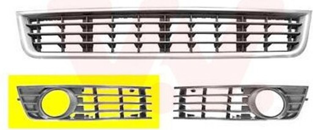 VAN WEZEL Lüftungsgitter Grill Stoßfänger für AUDI A4 Avant (8E5, B6)