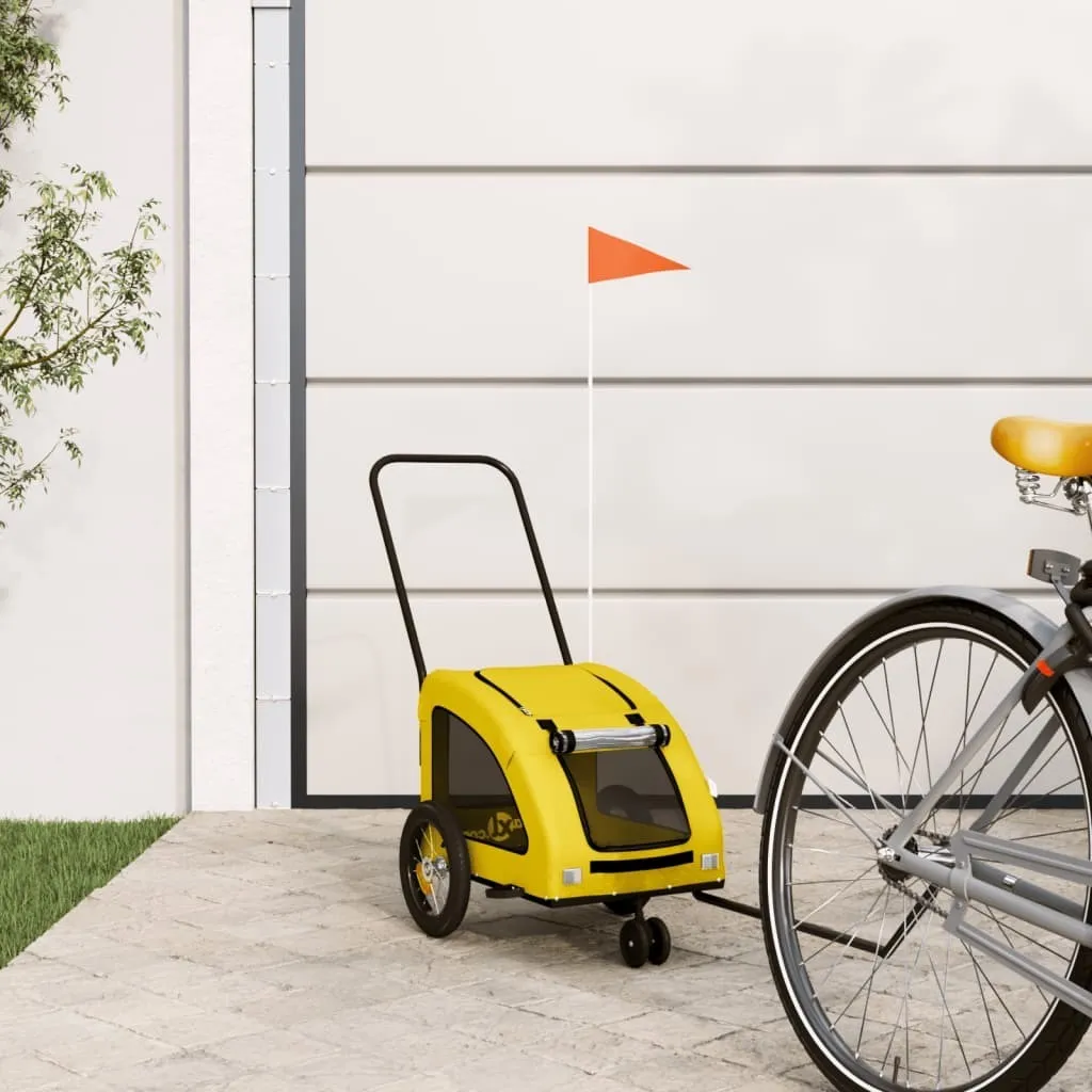 Carrello Bici Cani Giallo Stabli Mobili | Design Oxford e Ferro 124cm