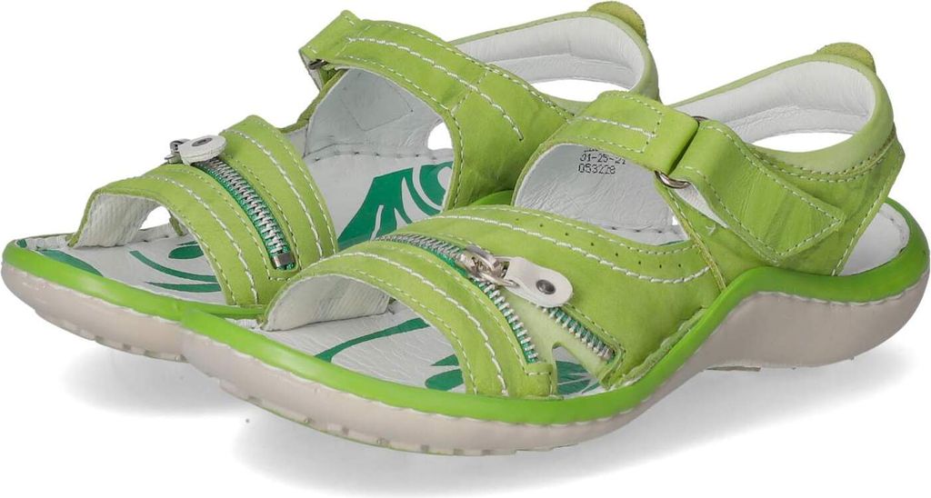 Krisbut Damen Sandalen Grün Glattleder  Größe: 40 Produktbild 