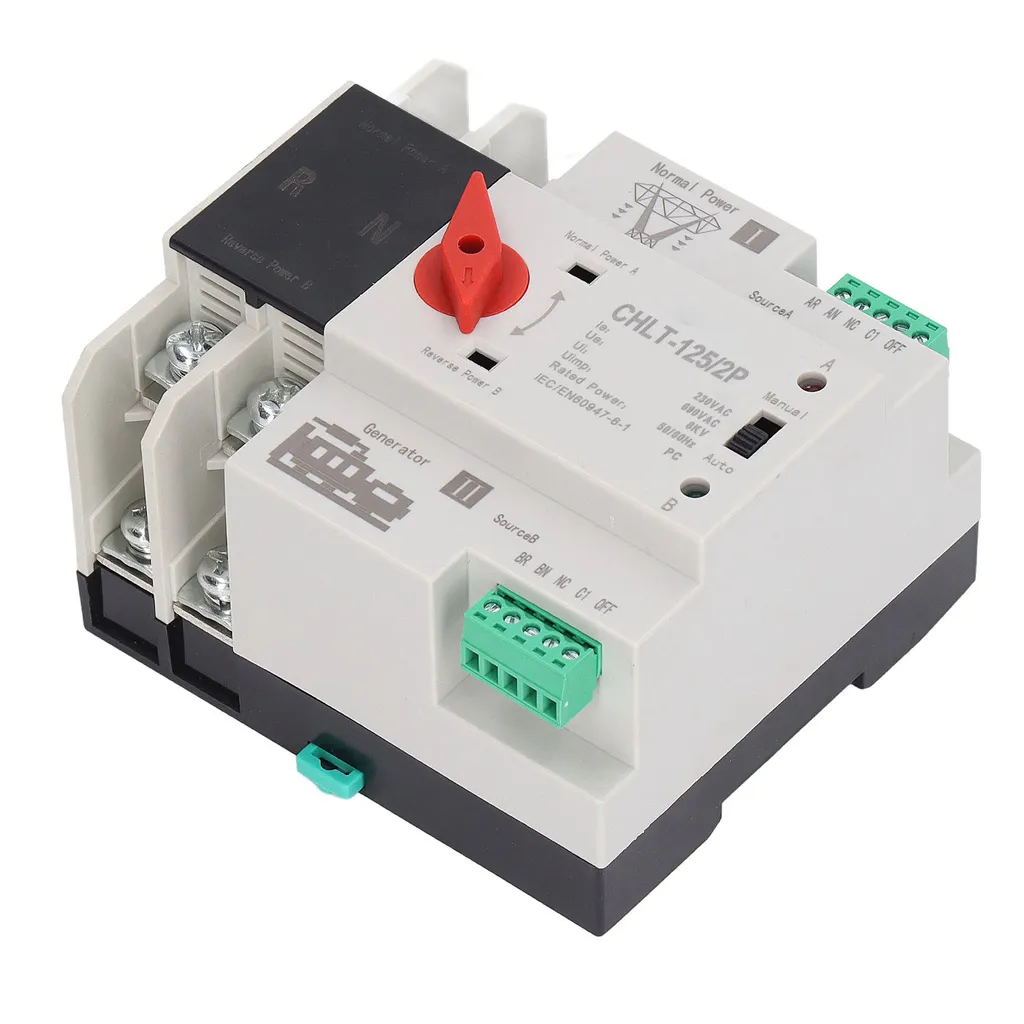 Interrupteur Double Puissance Rail DIN avec Commutation Rapide 50ms - 3