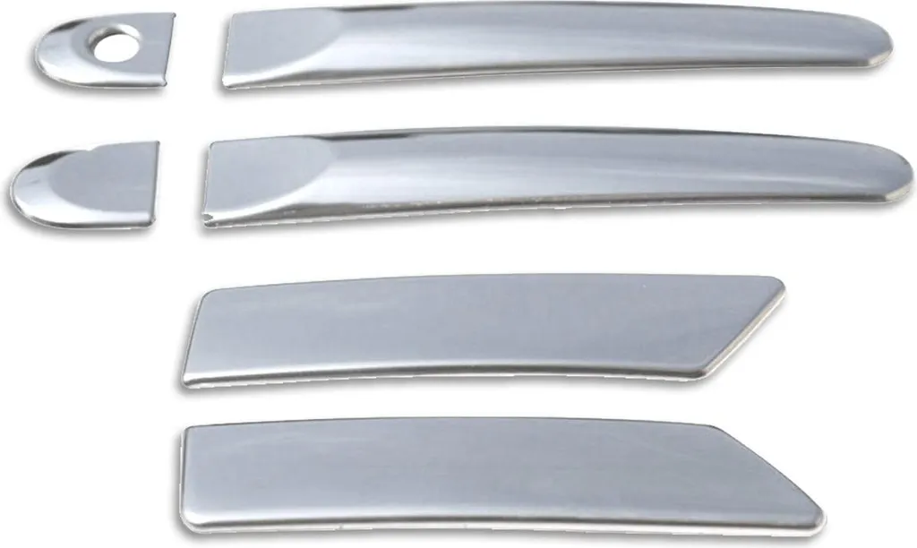 Set 6pz Maniglie Cromate Nissan Juke 2010-2019 Acciaio Inox Lucido