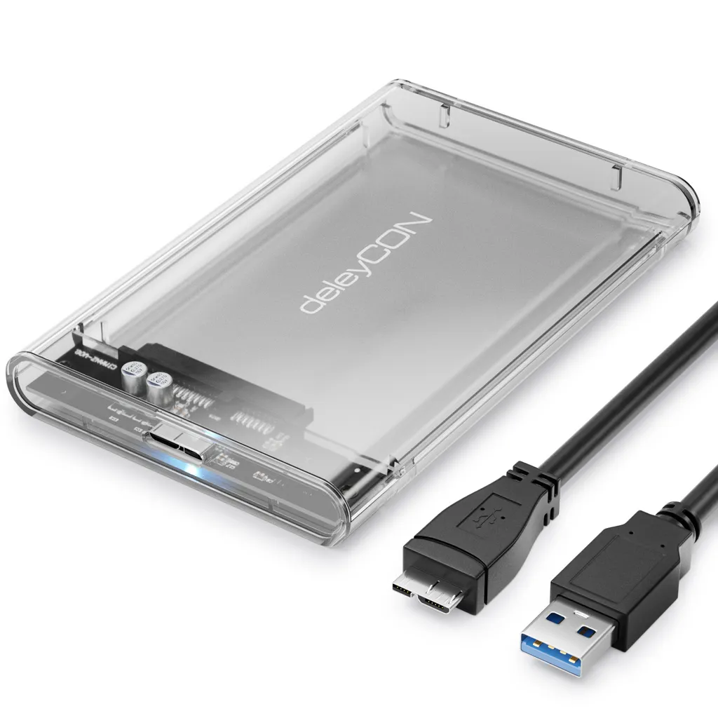 deleyCON SSD Festplattengehäuse USB 3.0 für RH7129
