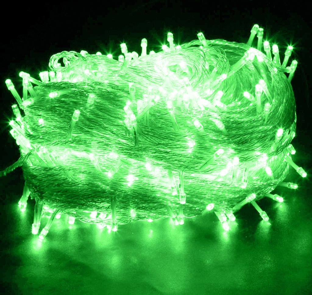 100M 1000LED 8 Leuchtmodi LED Lichterkette für Weihnachtsbaum Party Garten Dekoration Weihnachtsbeleuchtung Lichterketten Innen Lichtschlauch Strom