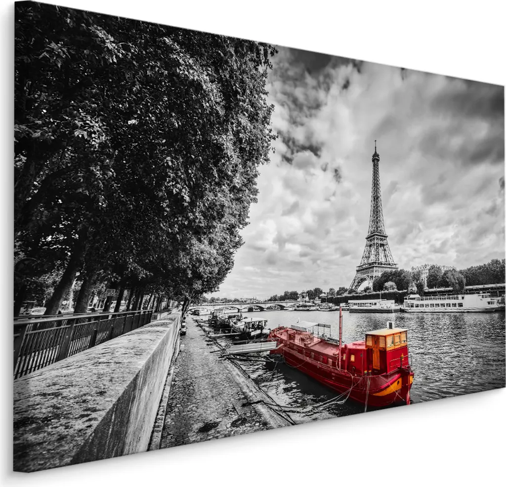 Carta da Parati Parigi Torre Eiffel 100x70 Stampa su Tela XXL Moderna
