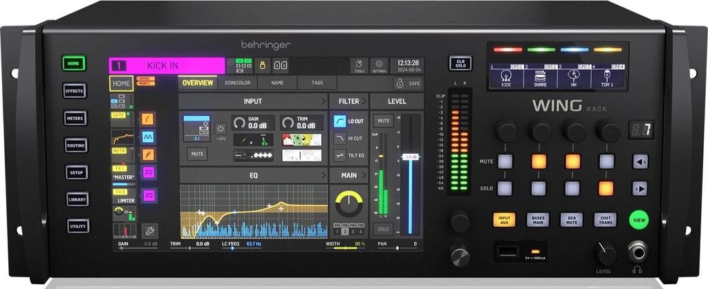 Behringer WING Rack 48 kanálů 19" 4U USB MIDI digitální Obrázek produktu 