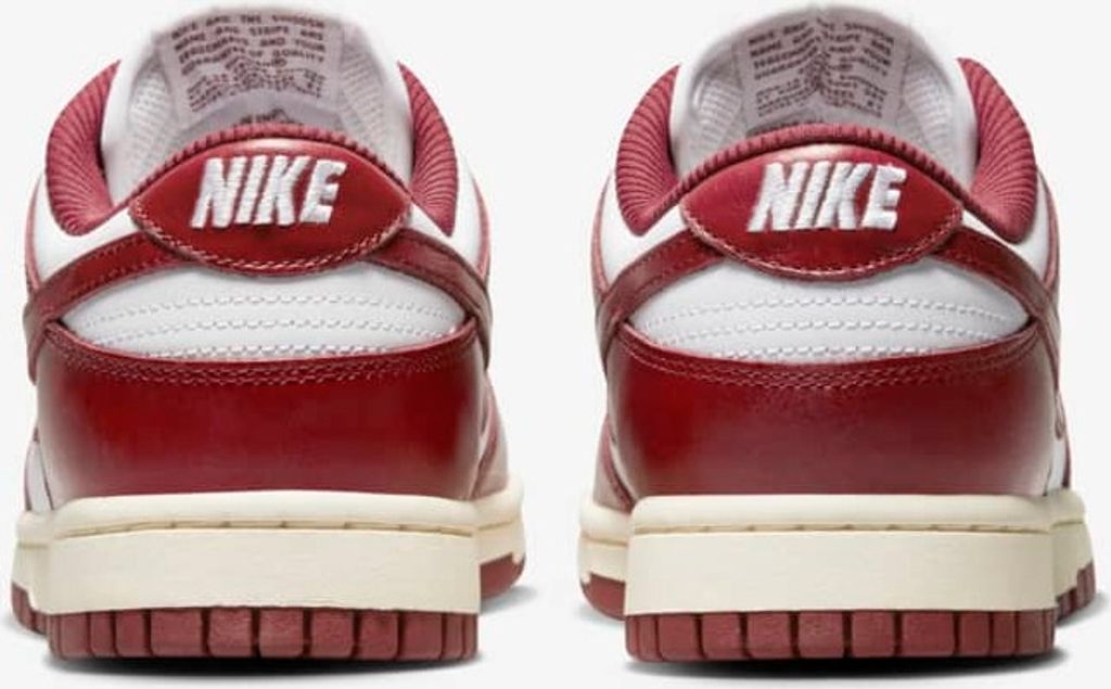 Nike Dunk Low Premium, Weiß/Coconut Milk/Team Red, FJ4555-100, Größe 40,5