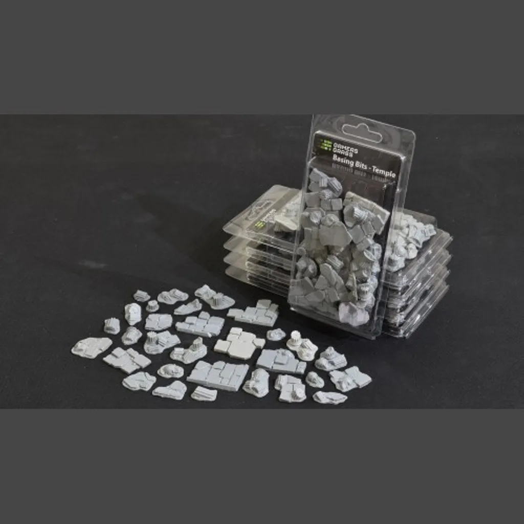 Gamers Grass Basing Bits Temple Resin - Éléments de Décor non Peints
