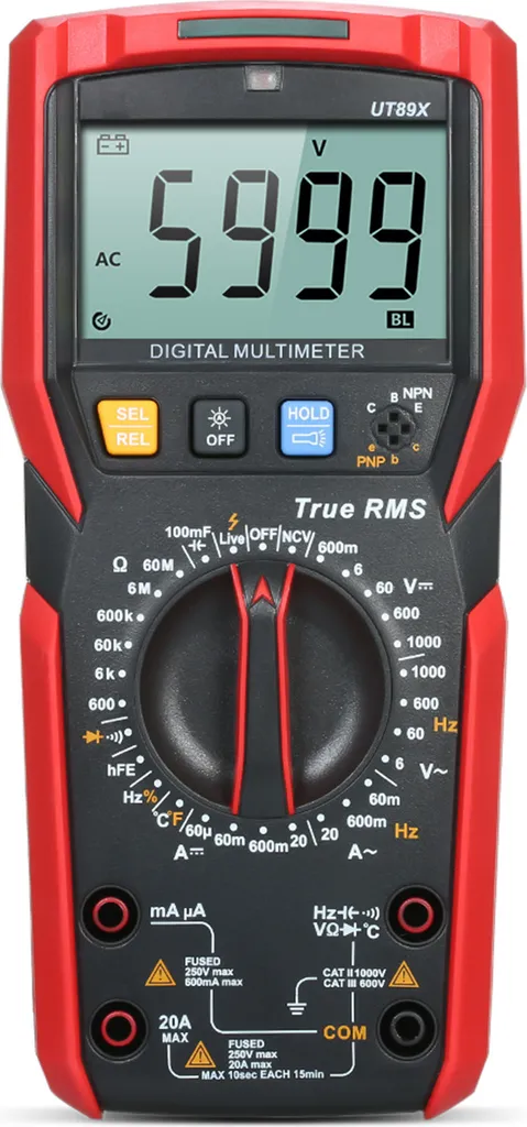 Testeur Multimètre AC/DC UT89X : Résolvez vos Pannes Électriques Rapidement - 2