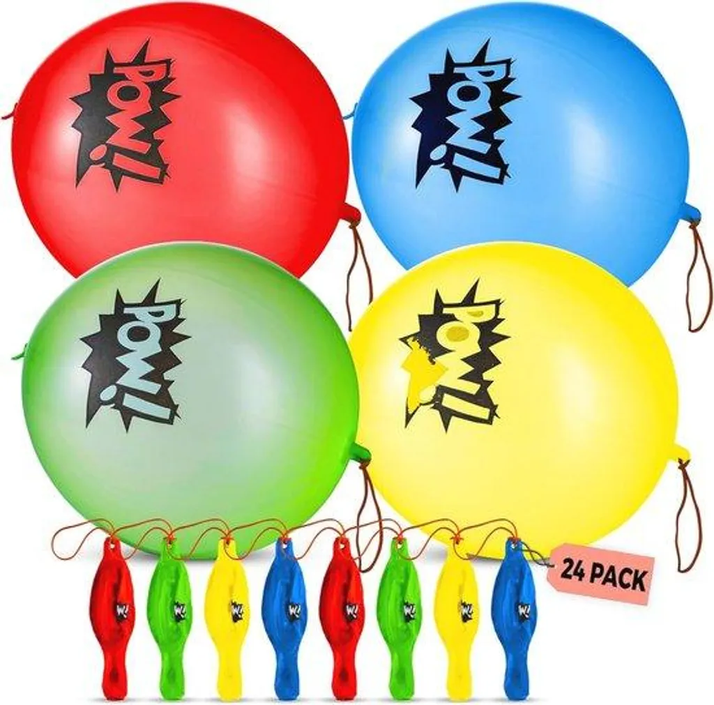Ballons de Baudruche Super-Héros - Pack de 24 Pièces pour Anniversaire