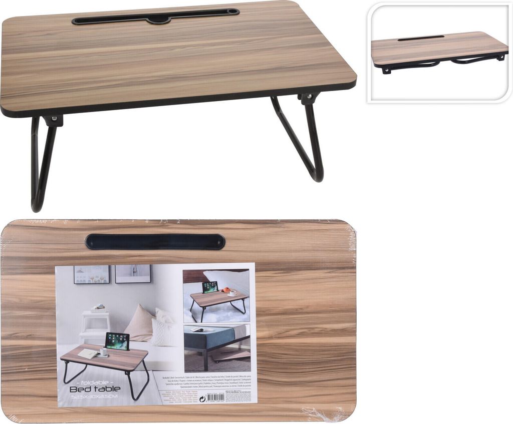 taca do serwowania 52,5x30x21,5cm składana, metal/MDF Zdjęcie produktu 