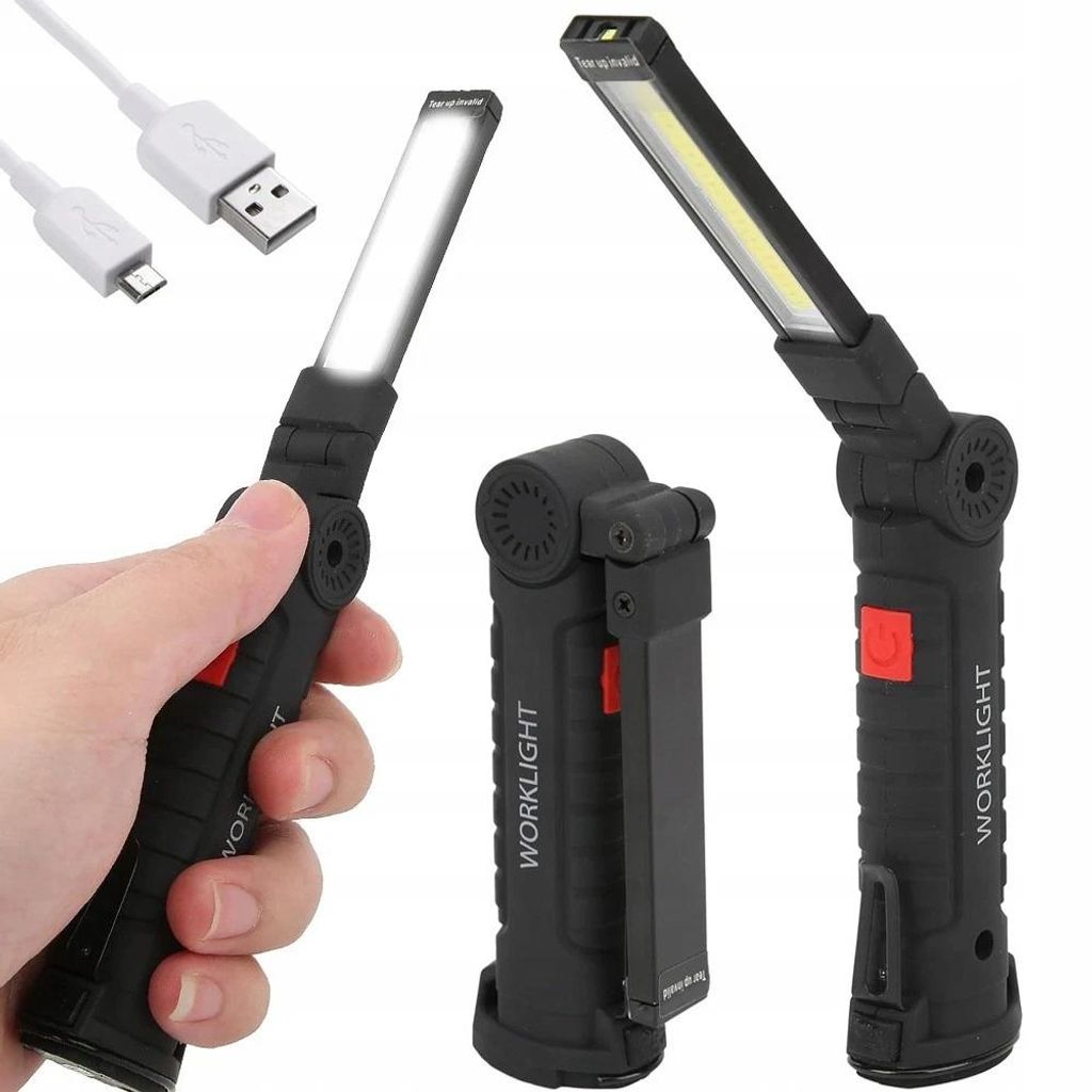 LED Arbeitslicht 20,5 cm Klappbar Inspektionslampe Produktbild 