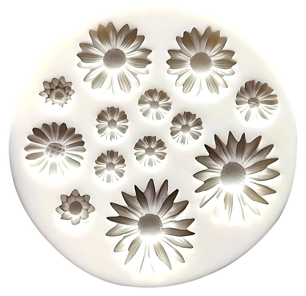 Silikonformen für 3D Blumenmotive