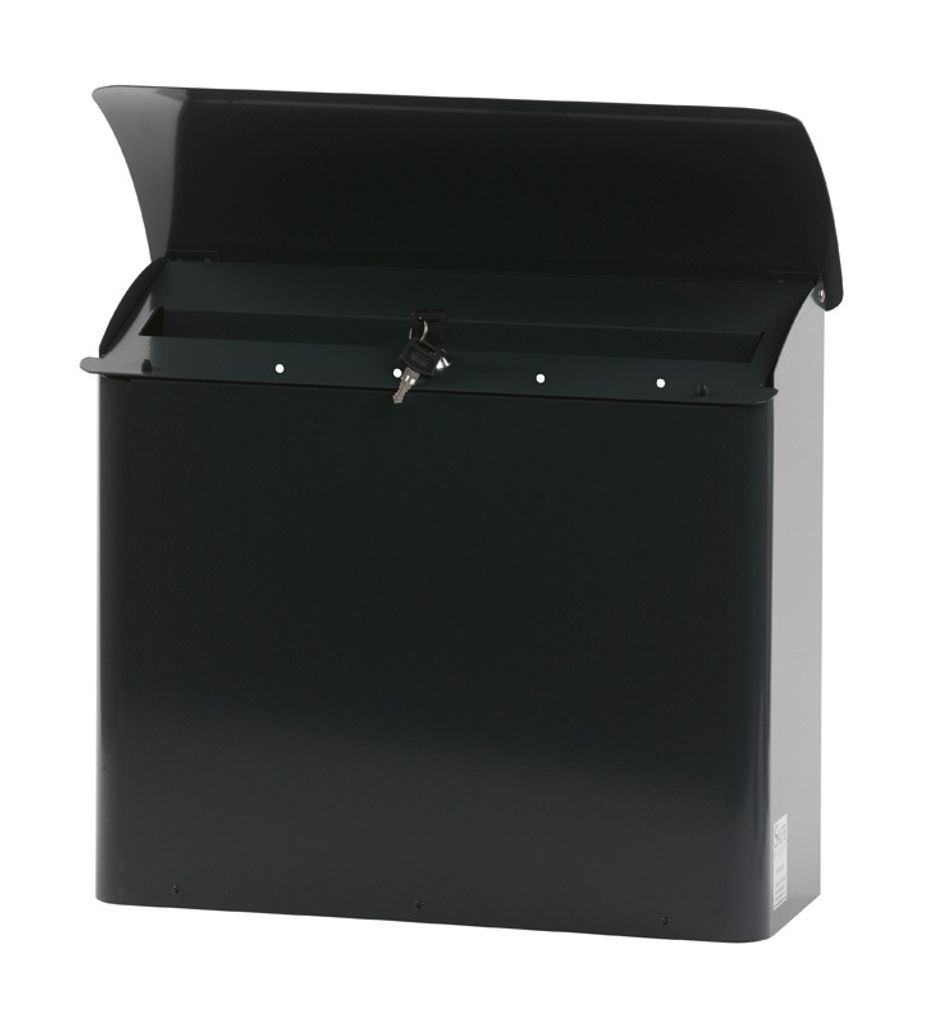 Wandbriefkasten aus Metall, b 41,5 cm  89921261,89921551,89921759