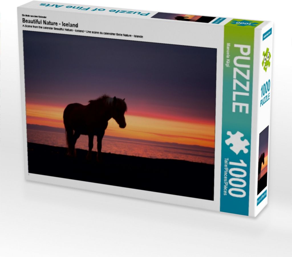 Calvendo Ein Motiv aus dem Kalender Beautiful Nature - Iceland 1000 Teile Puzzle quer 640x480mm, Kägi Manuela; 7430507
