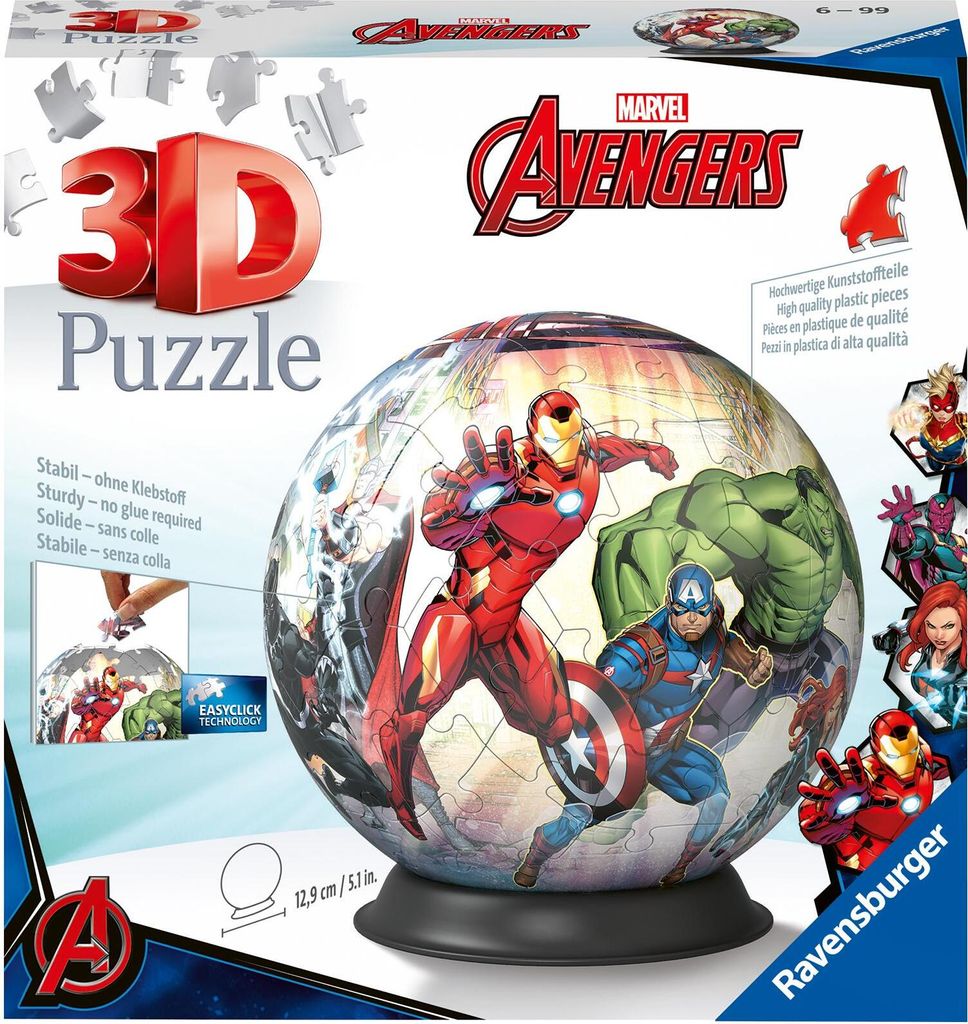 Palla puzzle Marvel Avengers Ravensburger 11496 Immagine del prodotto 