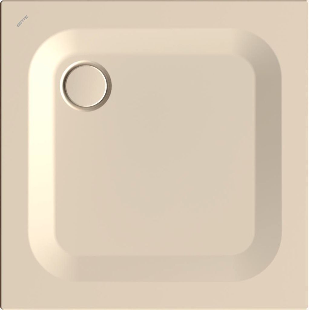 BetteUltra Rechteck-Duschwanne mit Minimum-Wannenträger, 850x850x25mm, 1589-001T1