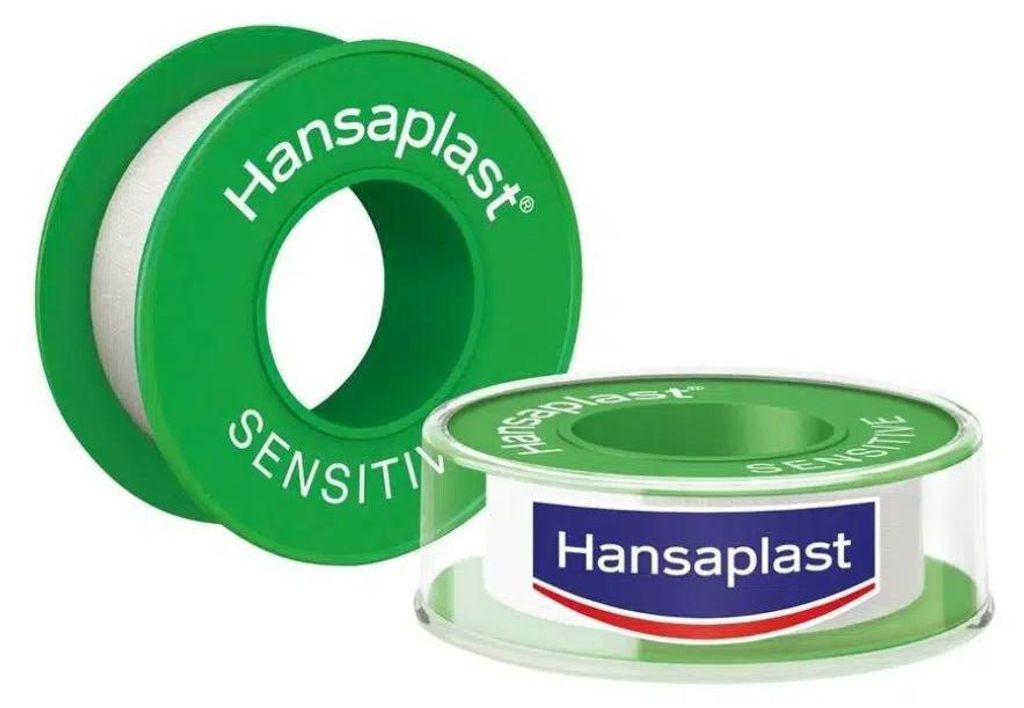 Hansaplast Fixierpflaster Sensitive - 5 m x 1,25 cm - Produktbild 
