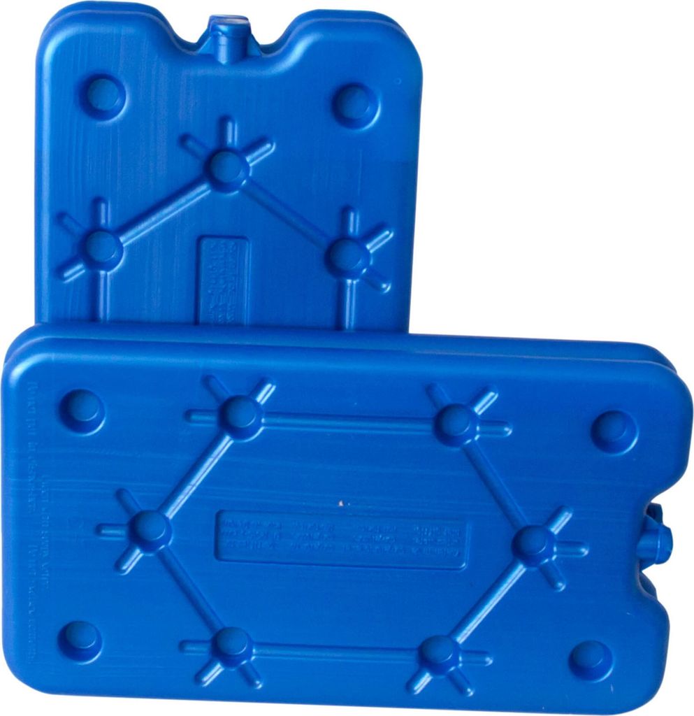 ToCi 4er Set Kühlakku mit je 400 ml | 4 blaue Kühlelemente für die Kühltasche oder Kühlbox | extra flach