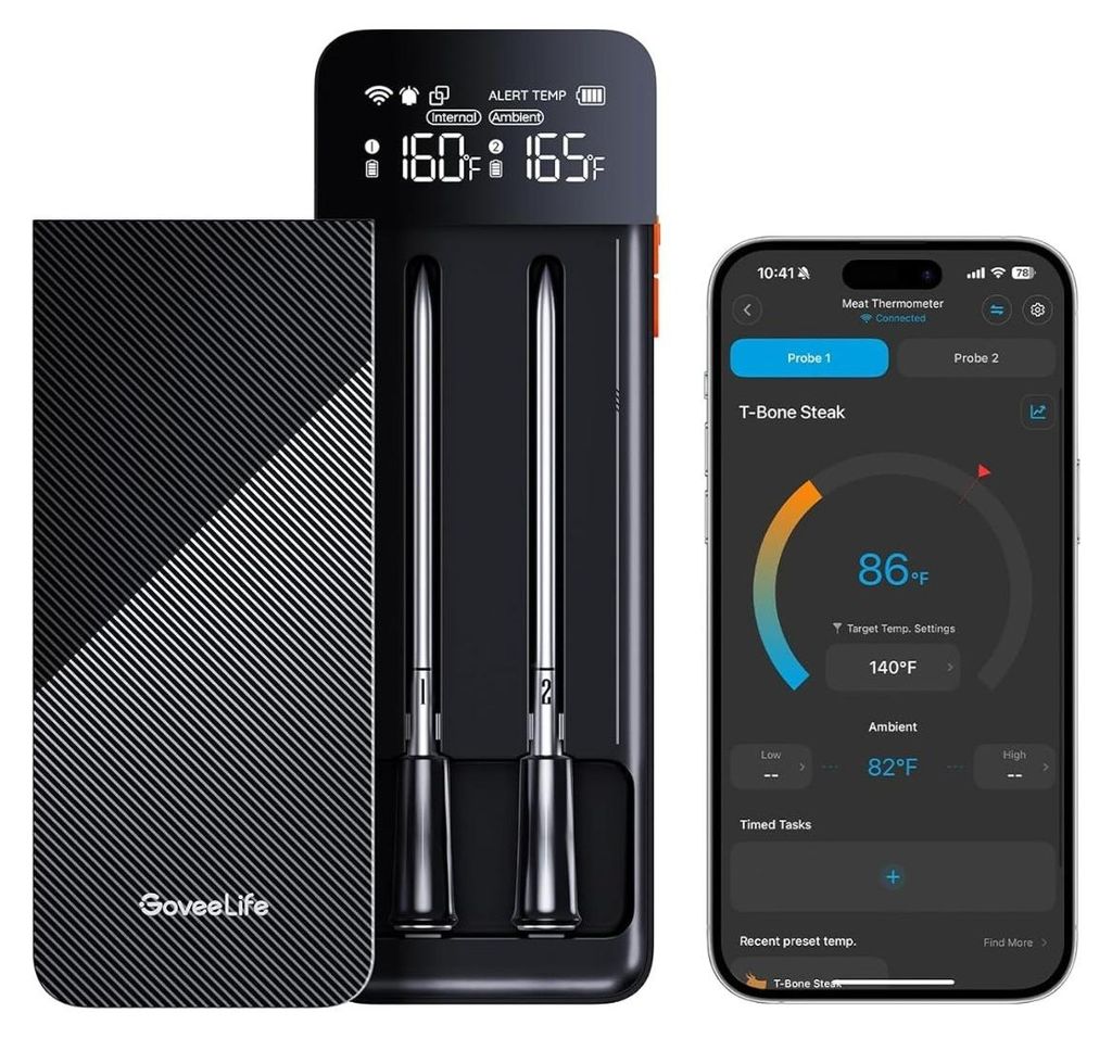 Govee Smart Wireless Meat Thermometer (2-Probe) Produktbild 