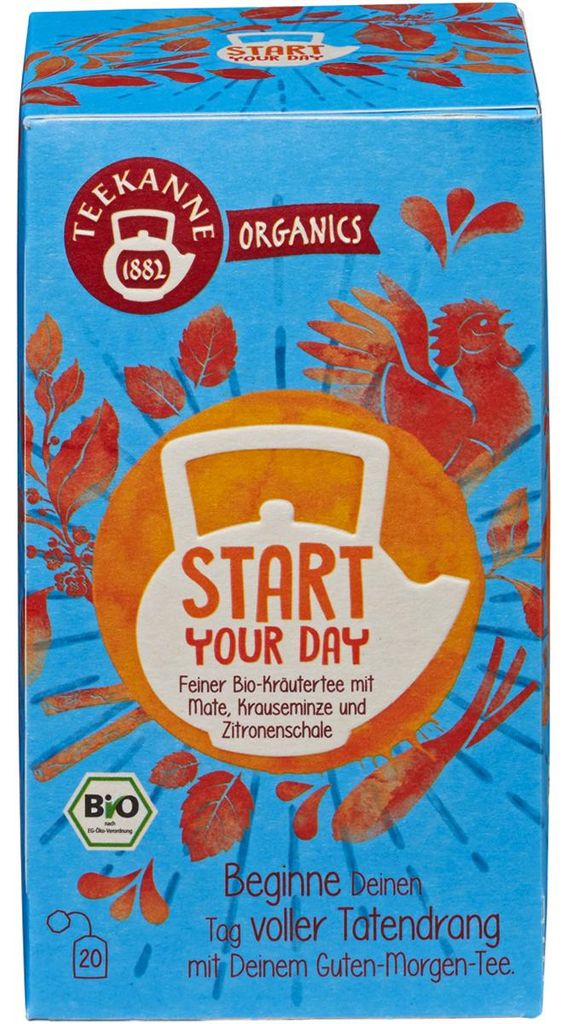 Teekanne Organics Start Your Day Organiczna herbata ziołowa Zdjęcie produktu 