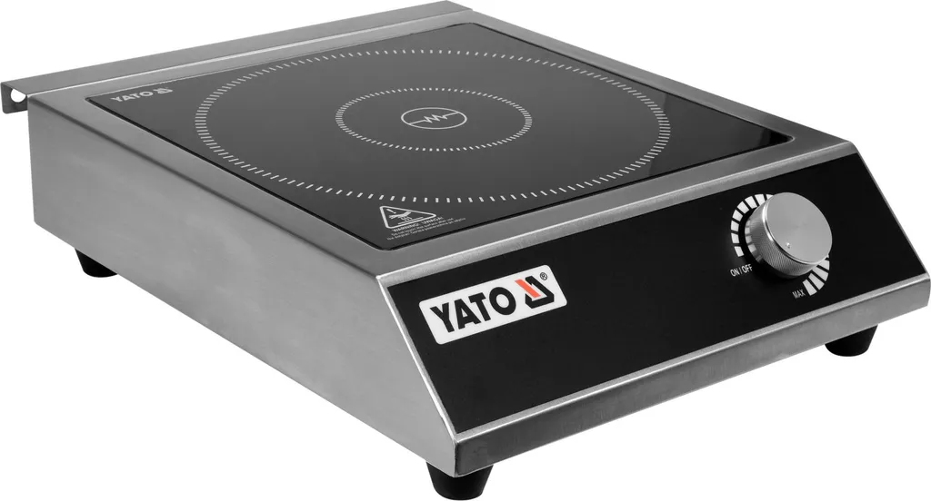 Réchaud à induction 3500W portable avec commande manuelle rotative - 2