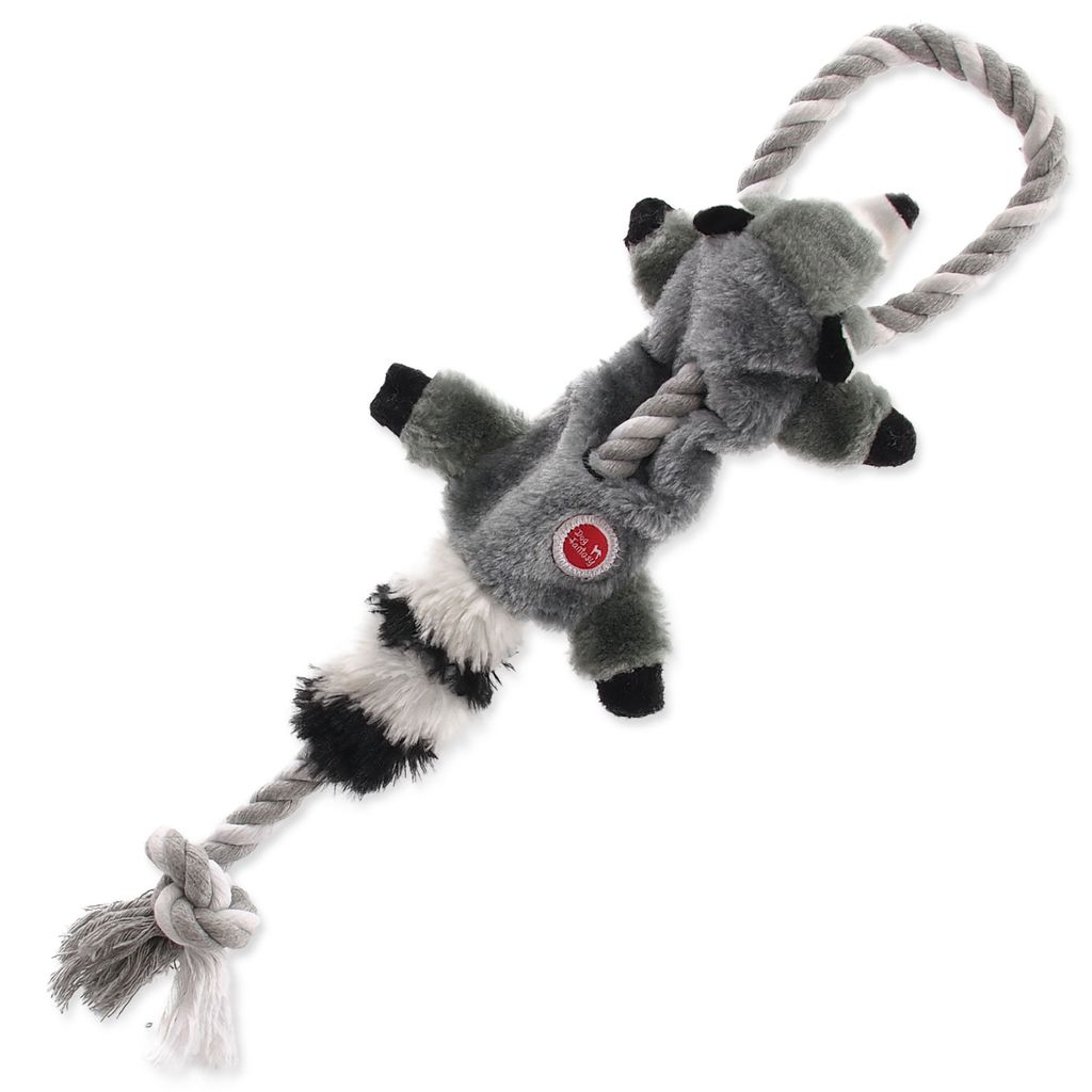 Giocattolo Cane FANTASY Skinneeez con corda procione 35 cm Immagine del prodotto 