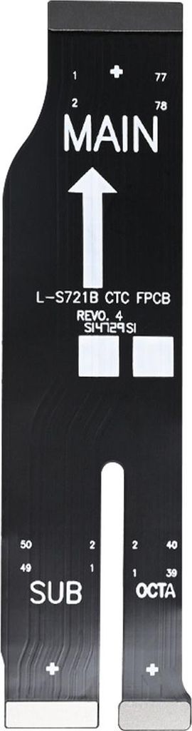 Clappio, Mainboard Flexkabel Ersatz für Samsung Galaxy S24 FE, Schwarz