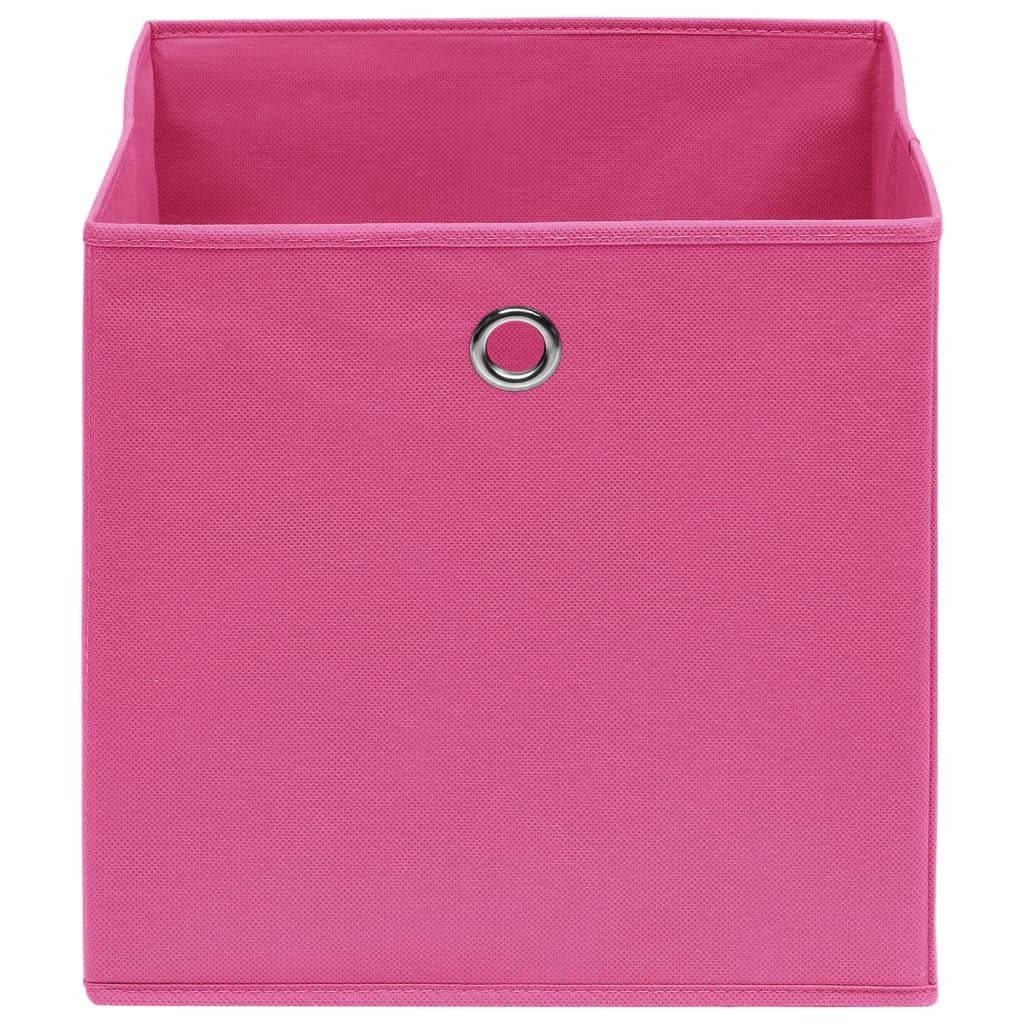 Stabli Aufbewahrungsboxen 10er-set - Rosa 32x32x32cm Stoff - DE816352 - Gartenboxen