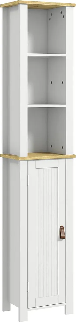 Armoire haute de salle de bain anti-basculement - Rangement modulable