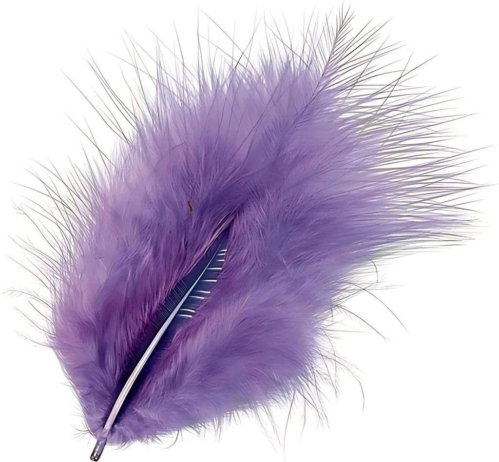 KNORR prandell 216619304 Plumes de marabout lilas 10 cm pour DIY