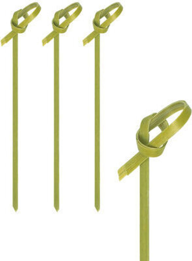 1500x Fingerfood Spieße "Knoten" aus Bambus 9cm