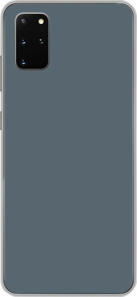 MuchoWow Handyhülle Schutzhülle Hülle für Telefoonhoesje Samsung Galaxy S20 Plus Farben - Blau - Innen Silikon Softcase Handy Hülle - Hartsc...