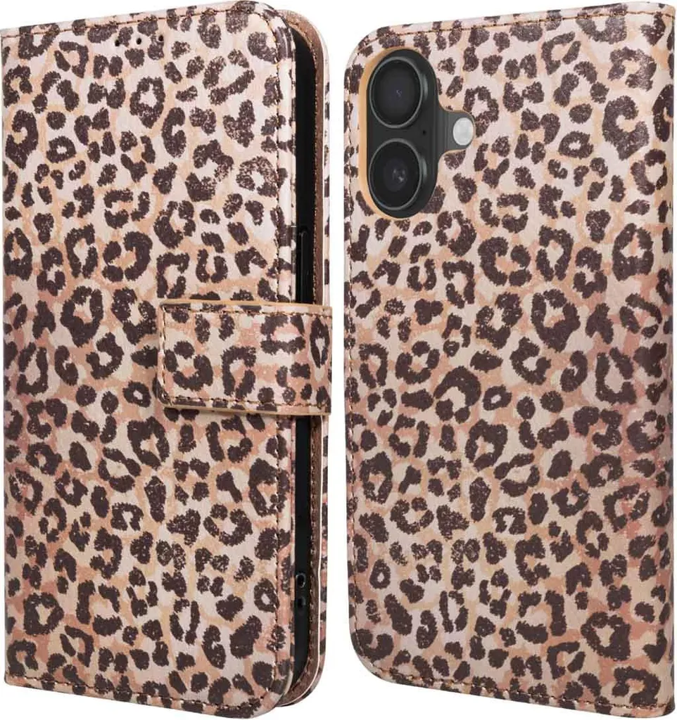 Custodia pieghevole imoshion Design iPhone 17 - Leopard Mood