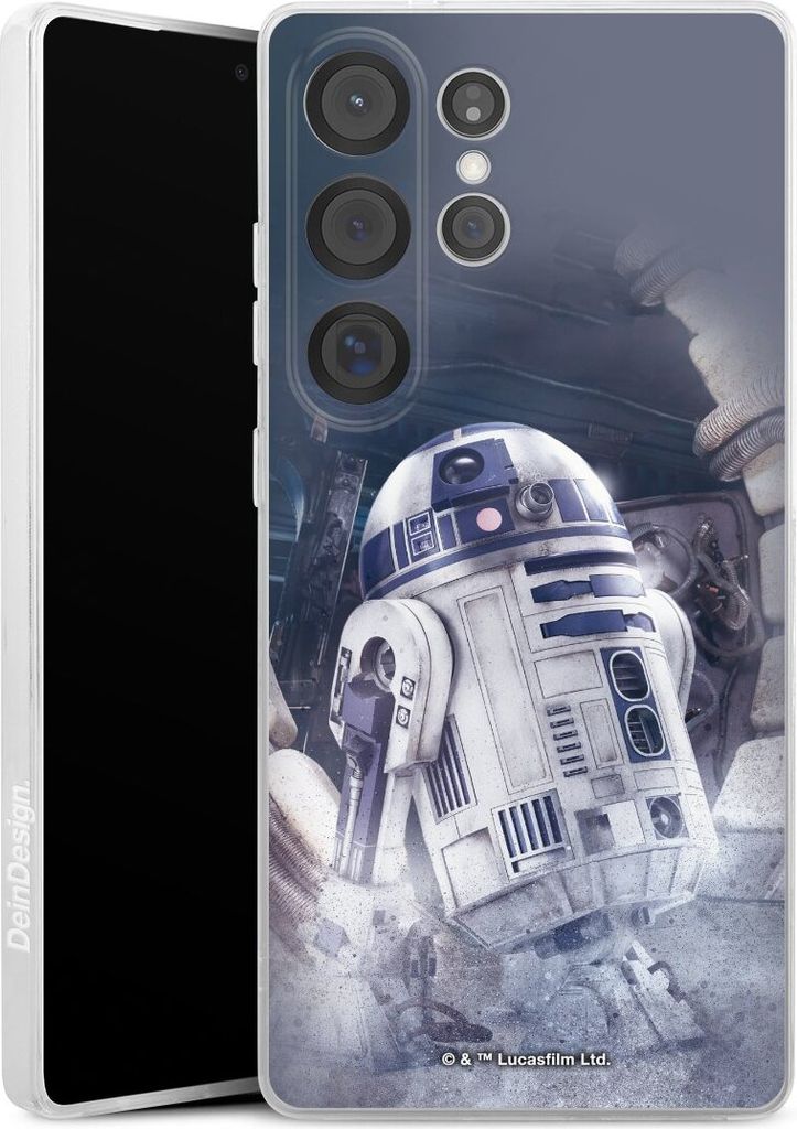 DeinDesign Handyhülle für Samsung Galaxy S25 Ultra Silikon Hülle Case Smartphone Schutzhülle Fanartikel Roboter Star Wars