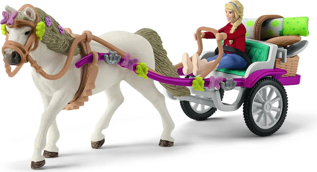 Calèche Schleich 42467 : Complétez votre Collection de Chevaux Jouet