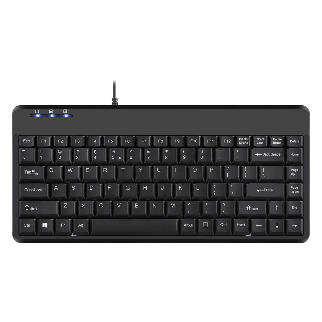 Mini Clavier USB Filaire avec Hub Intégré Perixx PERIBOARD-409 H Noir