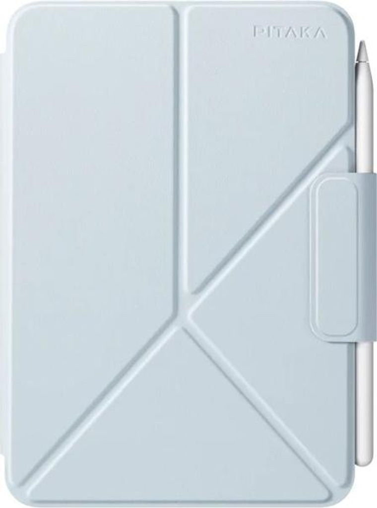 Pitaka MagEZ Folio 2 Hülle, iPad Mini 6/ Mini A17 Pro, Blau