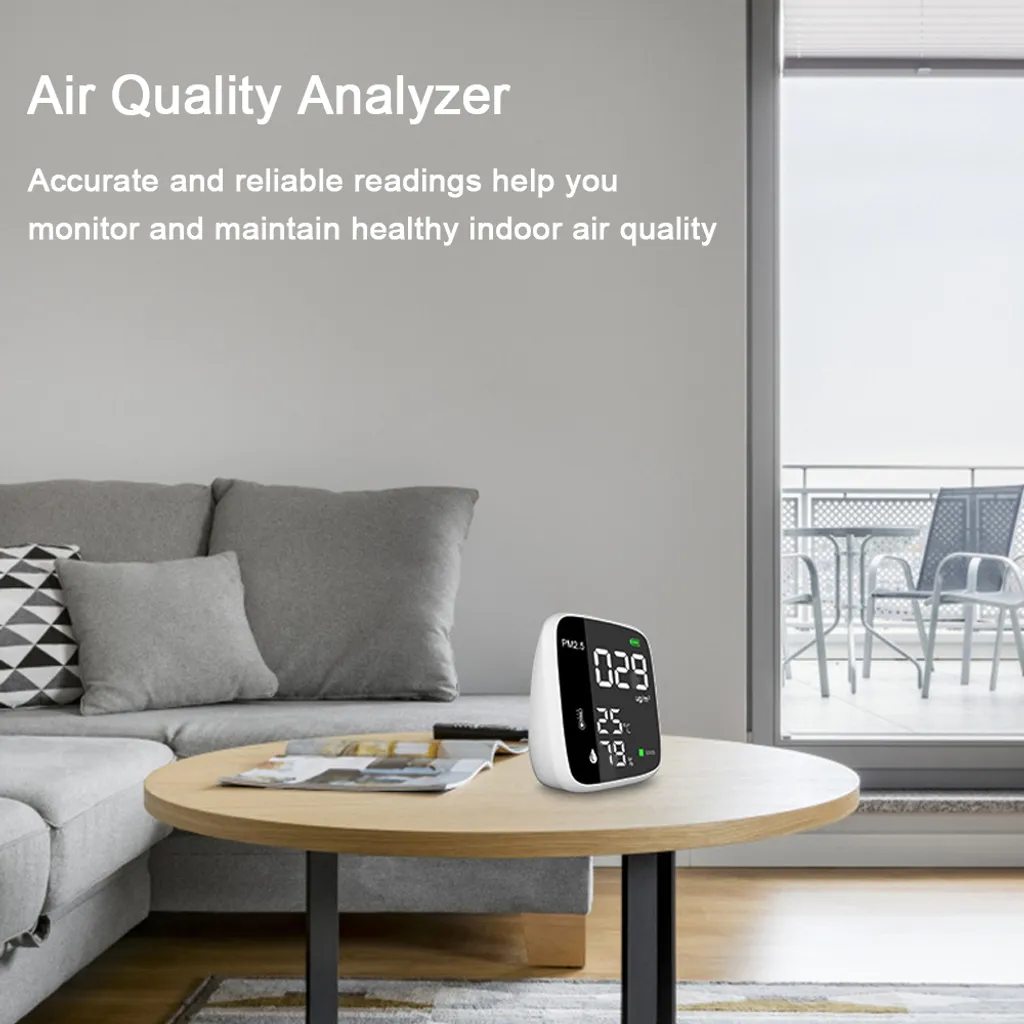 Analyseur d'Air Intérieur Multifonction - Capteur PM2.5 et Humidité USB - 3