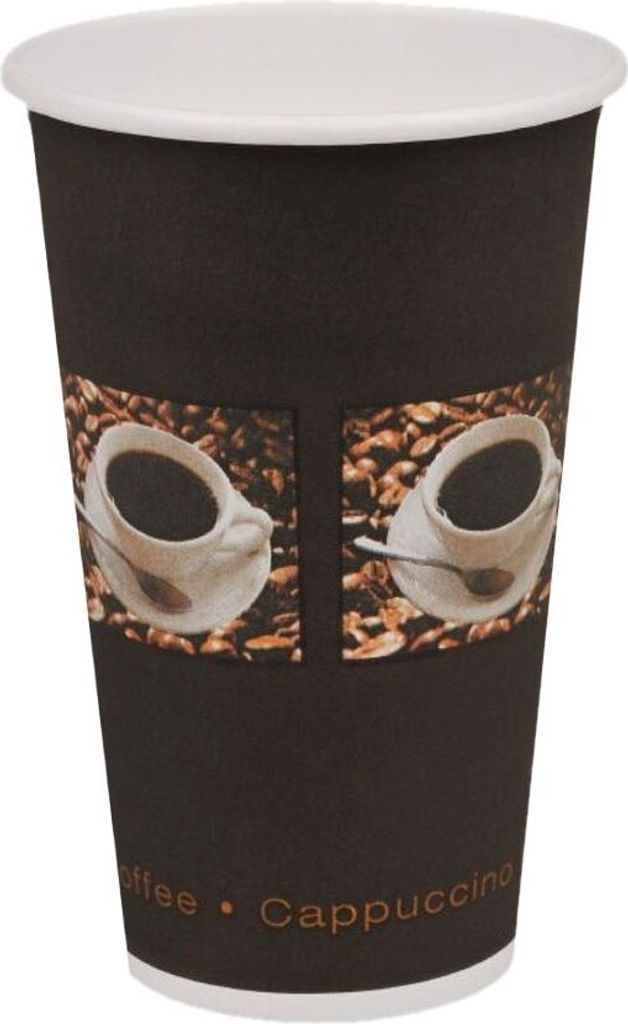 Vasos de papel de 480 ml para café, paquete de 50 unidades. Imagen del producto 