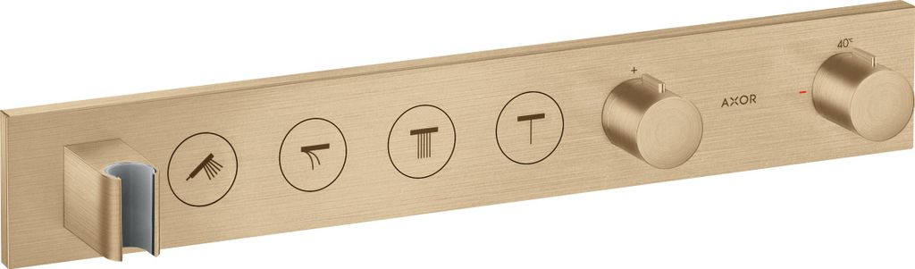 hansgrohe AXOR ShowerSolutions Thermostatmodul Select 600/90, Unterputz, 4 Verbraucher, Fertigset, 18357140